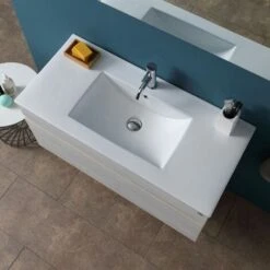 MOBILE BAGNO SOSPESO 100 CM CON CASSETTONE PROMENADE SERIE SOLE -Hansgrohe Negozio 9677828 5