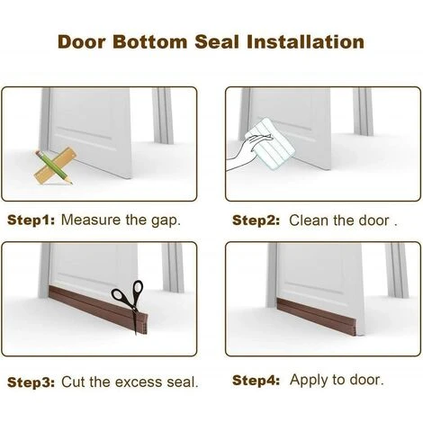 Striscia Di Tenuta In Silicone Per Porta A Basso Rumore 5x100 Cm (bianca) 3 Striscia Di Tenuta In Silicone Per Porta A Basso Rumore 5x100 Cm (bianca) - immagine 3