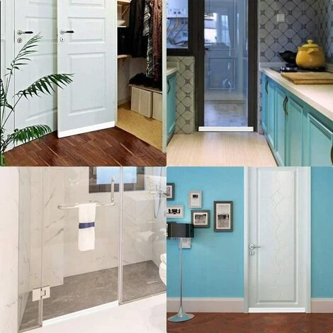 Striscia Di Tenuta In Silicone Per Porta A Basso Rumore 5x100 Cm (bianca) 4 Striscia Di Tenuta In Silicone Per Porta A Basso Rumore 5x100 Cm (bianca) - immagine 4