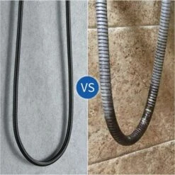 Flessibile Doccia 1,5 M Nero Opaco, Flessibile Doccia Universale In Acciaio Inossidabile Cavo Doccia, Antideflagrante E Anti-torsione -Hansgrohe Negozio 97886685 4