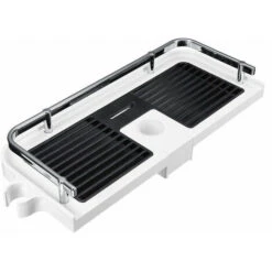 Mensola Per Palo Da Bagno Mensola Portaoggetti Per Doccia Scaffale Organizzatore Supporto Per Vassoio Accessorio Vassoio Quadrato Tipo 2 -Hansgrohe Negozio 98120970 3