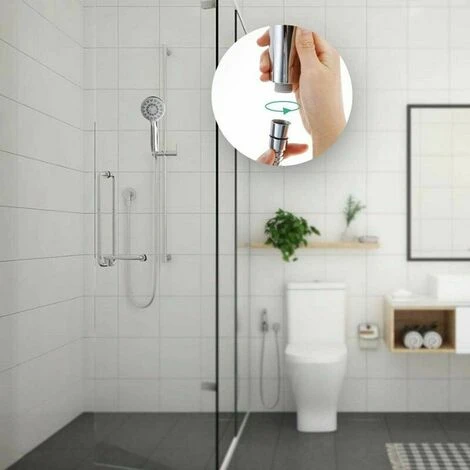 Soffione Doccia + Tubo Doccia Flessibile 2M, Soffione Doccia Con Tubo Flessibile, 5 Modalità Di Risparmio Idrico E Pulsante Interruttore, Soffione Doccia Portatile Ad Alta Pressione In Acciaio Inossid 5 Soffione Doccia + Tubo Doccia Flessibile 2M, Soffione Doccia Con Tubo Flessibile, 5 Modalità Di Risparmio Idrico E Pulsante Interruttore, Soffione Doccia Portatile Ad Alta Pressione In Acciaio Inossid - immagine 5