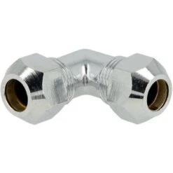 Gomito Con Attacco Di Bloccaggio 10 X 10 Mm, Cromo