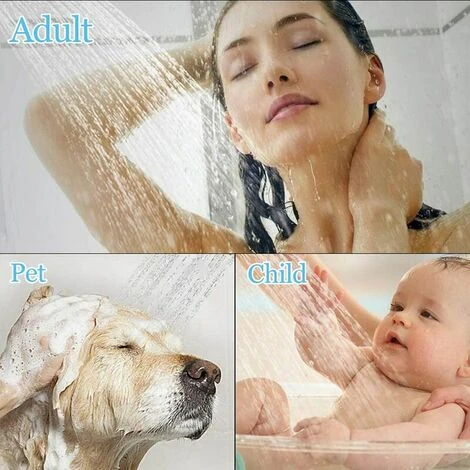 Soffione Doccia Ad Alta Pressione Grande Soffione Quadrato A Risparmio Idrico Con 3 Impostazioni Di Getto Universale E Regolabile SH-Large Silver 5 Soffione Doccia Ad Alta Pressione Grande Soffione Quadrato A Risparmio Idrico Con 3 Impostazioni Di Getto Universale E Regolabile SH-Large Silver - immagine 5