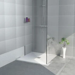 Jackon Piatto Doccia Aqua Centré 1000x1000x40mm Con Scarico Orizzontale (4512088 + 4512007) -Hansgrohe Negozio 99580798 5