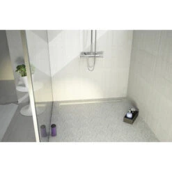 Jackon JACKOBOARD Aqua Line Easy Vassoio Per Piastrelle Con Striscia In Acciaio Inox 180x90 Cm (aquaeasy2) -Hansgrohe Negozio 99580801 3