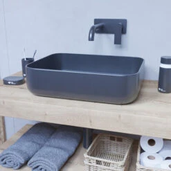 Egger Lavabo Naturale 80x8x50 Cm, Rovere Halifax Naturale Marrone Chiaro (DO8050DH) -Hansgrohe Negozio 99580803 3