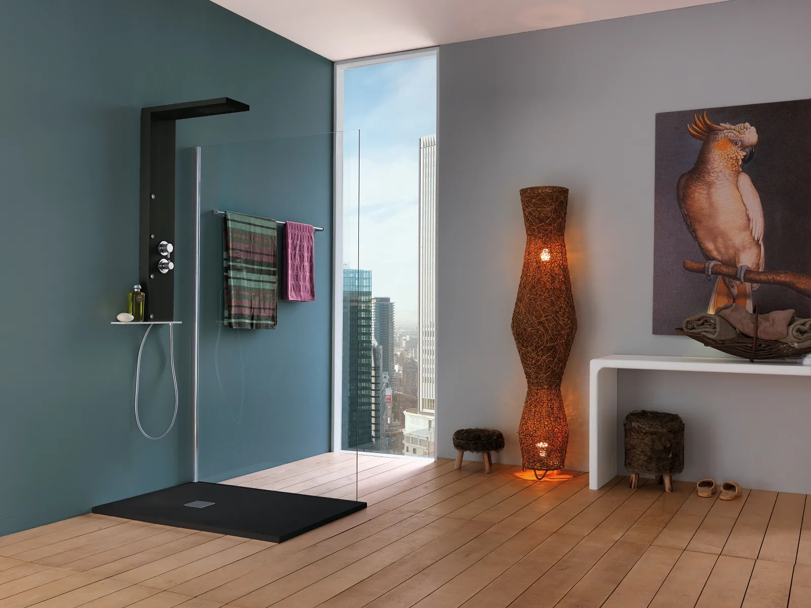 Hansgrohe Negozio -Hansgrohe Negozio colonna doccia supioni samo lineabeta